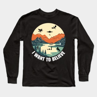 I Want To Believe Long Sleeve T-Shirt